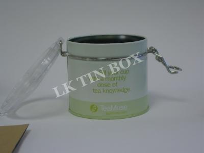 China Adagio verniz claro material do folha-de-flandres hermético do metal da caixa da lata do chá da tampa 90g à venda