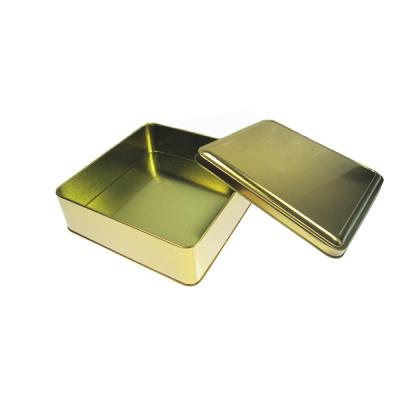 China Tin Can Packaging Metal Square Tin Box Custom Tin Boxes Wholesale Tin Cans for sale