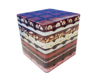 China Square Food Tin Box  Containers For Holiday Collection for sale