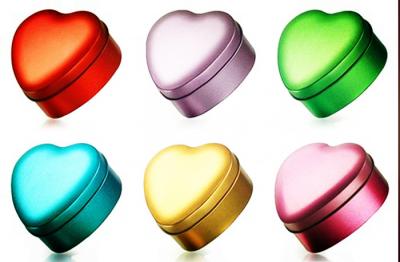 China Caja de la lata del regalo del amor con el diamante para el chocolate/el caramelo/el té en venta