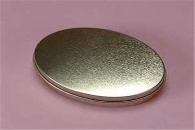 China Custom Oval Shape Candy/Chocolate Tin Box For Chocolate And Cookies Packaging for sale