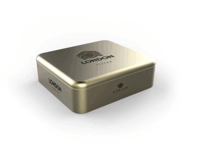 China Luxury Rectangular Cigarette Tin Can 0.23mm - 0.35mm thickness for sale