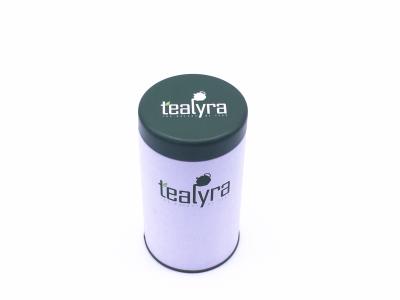 China Caixa redonda da lata do metal da promoção com a tampa hermética para o pacote do chá/café à venda