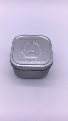 China Medical Storage Square Tin Box For Health Product CYMK Color for sale