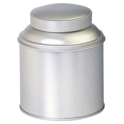 China Custom Hinged Lid Metal Tin Box / Round Tin Container Glossy Varnish for sale