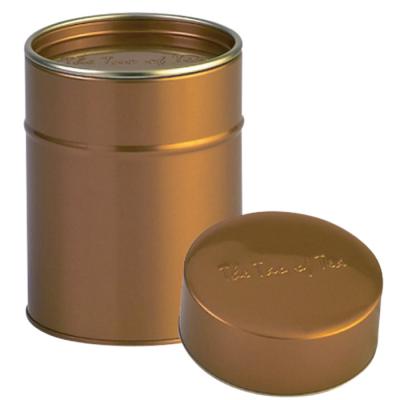 China Empty Round Child Resistant Metal Tin Container For Medical Package for sale