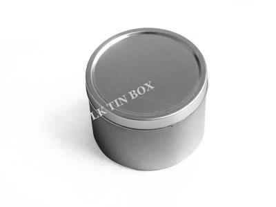 Китай Жестяные коробки свечки простого металла круглые безшовные с окном d 95 * 63mm Pvc продается