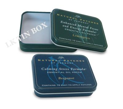 China Candy Mint Rectangle Tin Box Packaging Gift Set , Rectangular Tin Cans for sale