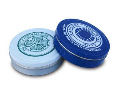China FDA Metal Round Tin Box packaging For Cream Mint / Candy Chewinggum Pack for sale