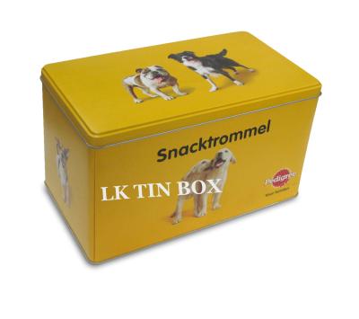 China Pet Dog Food Metal Tin Container Custom Logo Printed First-grade Tinplate for sale