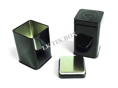 China Airtighted Empty Square Tin Box For Black Tea , Square Tin Containers for sale