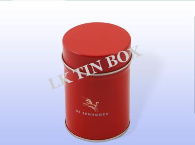 China Chocolate Wedding Candy Round Tin Box , Gift Tin Storage Containers D61 X 75 mm for sale