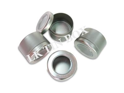 China Custom Small Round Tin Containers For Candy Mint Sugar , Round Metal Spice Tins for sale