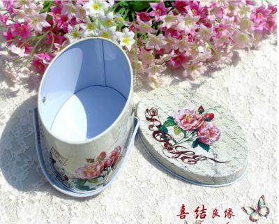 China 115 * 55 * 120mm Nestle Oval Shaped Coffee Tin Box With Printing / Embossing for sale