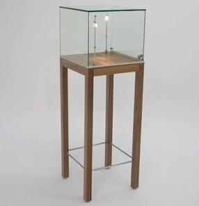 China Retail Glass Display Case Pedestal Display for sale