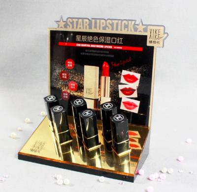China Suporte de exposição acrílico da composição da bancada, cremalheira de exposição cosmética para o batom à venda