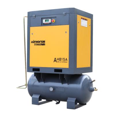 China Factory manufacture 11kw screw air compressor with air receiver 300L for sale