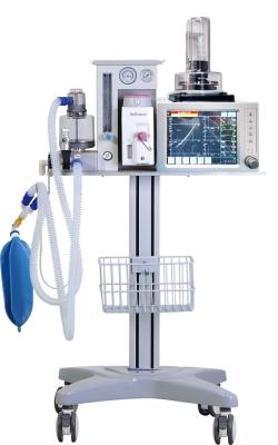 China 7'' Colorful TFT LCD Touch Screen Vet Clinic Equipment Veterinary Anesthesia System for sale
