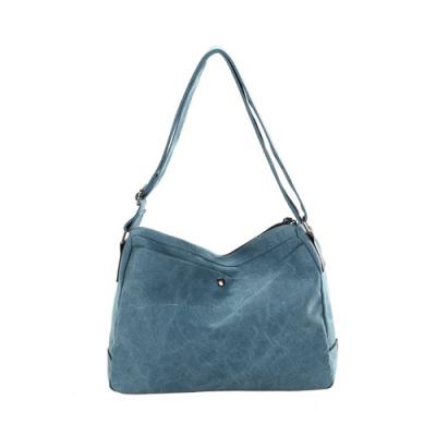China Canvas fashion ladies handbag tote bags customize wholesale handbags and backpacks bule for sale
