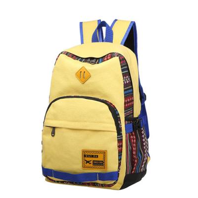 China birght yellow student backpacks mochilas de moda mochila feminina купить рюкзак for sale
