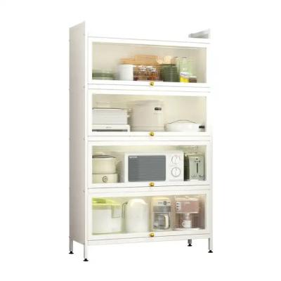 China Living Room Metal Kitchen Pantry Cupboards Storage Cabinet Modern for sale