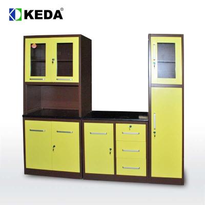 China New Design 0.5mm H1920mm Green Kitchen Cabinets for sale