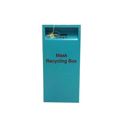 China 0.7mm Steel Sheet 0.15 CBM Discarded Mask Collection Cabinet for sale