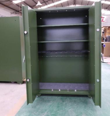 China digital Army Use 2 layers Long Gun Safe Box Cabinet Weapons Wardrobe for sale