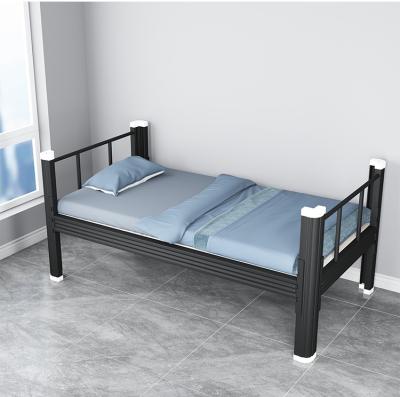 China Customized Home Furniture H720mm Metal Single Bed Heavy Duty Single Steel Bed for sale