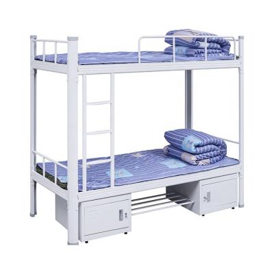 China Iron School Furniture L2000 Steel Bunk Bed Adult Student Bunk Bed for sale