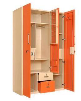 China Office Furniture Steel Closet Wardrobe Metal Storage Wardrobe Cupboard for sale