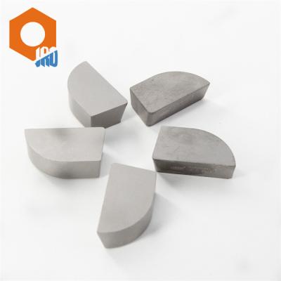 China A20 A16 carbide brazed tips HS345 T15K6 tungsten carbide brazing tip yg6 A20 A25 zhuzhou cemented carbide tips blade à venda