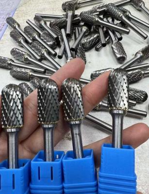 China 6mm Diameter Shank Double Flutes Burr Tungsten Carbide Rotary Burr With  For Cut aluminum or Wood à venda