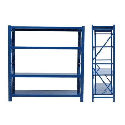 China Cost Sale Iron Shelving Industrial Warehouse Shelf Racking Galvanized Light Duty Shelves for sale
