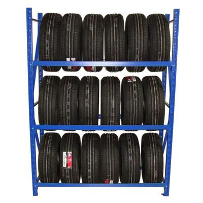 China Racks de armazenamento de armazéns ajustáveis ​​Rack de armazenamento de pneus de empilhamento de metal dobrável à venda
