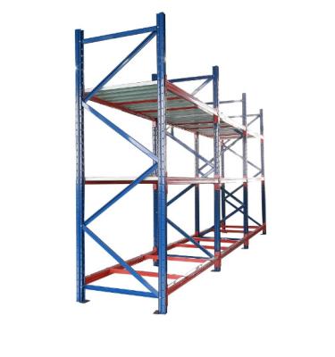 China Sistema de estantes para armazéns de aço para serviço pesado, paletes industriais para armazenamento de mercadorias à venda