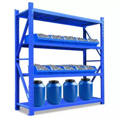 China Prateleiras de armazenamento laminadas para armazéns Prateleiras de alumínio galvanizadas para armazenamento à venda