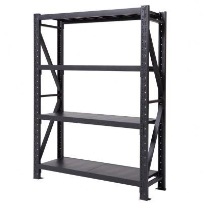 China Metal And Wooden Heavy Duty Adjustable Shelf Warehouse Shelving Racking System for sale
