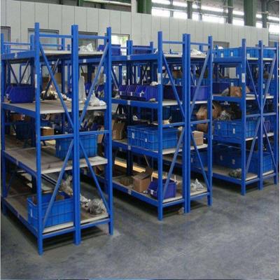 中国 選択的な鋼鉄メザニン ラック頑丈な倉庫パレットの保管棚 販売のため