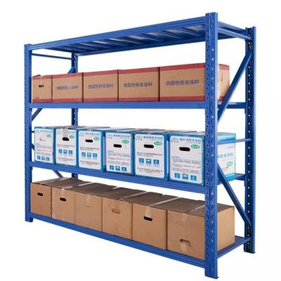 China Wooden Metal Industrial Storage Shelves Corrosion Protection For Warehouse for sale