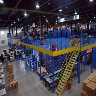 China Mezzanine Warehouse Storage Shelves Heavy Loading Capacity Selective Pallet Rack for sale