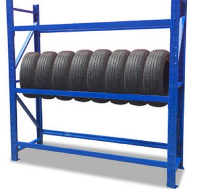 Chine Support de stockage de pneus de camion empilable Support de pneu réglable pliant en métal à vendre
