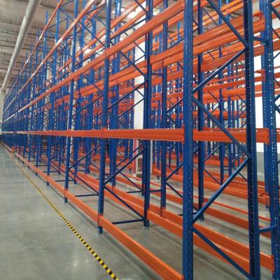 China Q235 Pallet Storage Shelves Automated Retrieval Supermarket Racking for sale