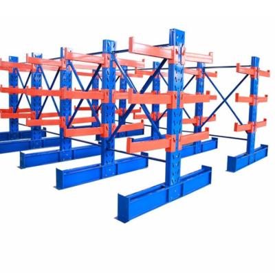 China Warehouse Cantilever Storage Rack Shelf Plate Pipe Heavy Bracket For Irregular Products for sale