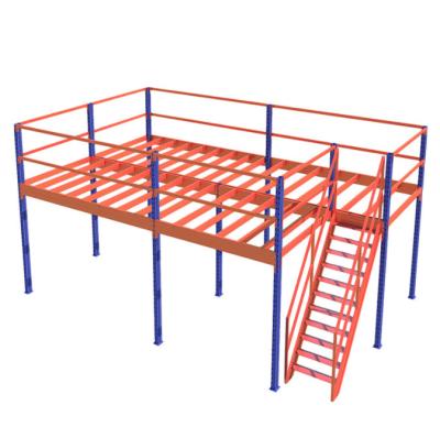 China Attic Steel Mezzanine Racks Removable Corrosion Protection Shelf Platform for sale