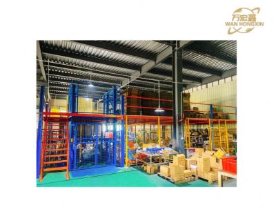China Platform Steel Mezzanine Racks Floor System Attic Rack For Warehouse Storage for sale