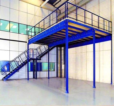 China Industrial Steel Mezzanine Racking System Warehouse Attic Loft Storage Shelf for sale