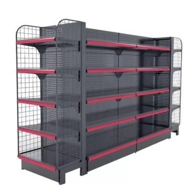 China Fashion Shelves Grocery Store Racks Merchandise Display Rack Shop Retail Shelving Total Display Fixtures for sale