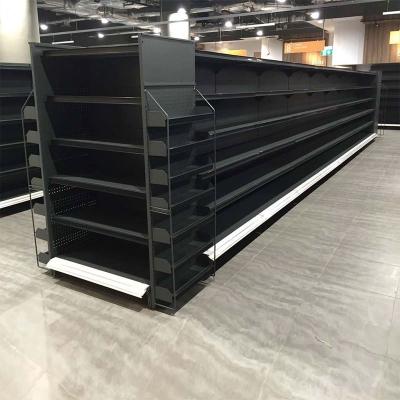 China Fashion Store Equipment Supermarket Shelf Display Racks Gondola for sale