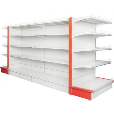 China Multi Level Supermarket Shelf Rack Heavy Duty Metal Steel Storage Shelf for sale